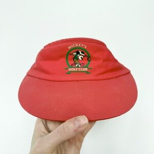 Vintage Aureus Mickeys Golf Club adjustable golf visor AS IS
